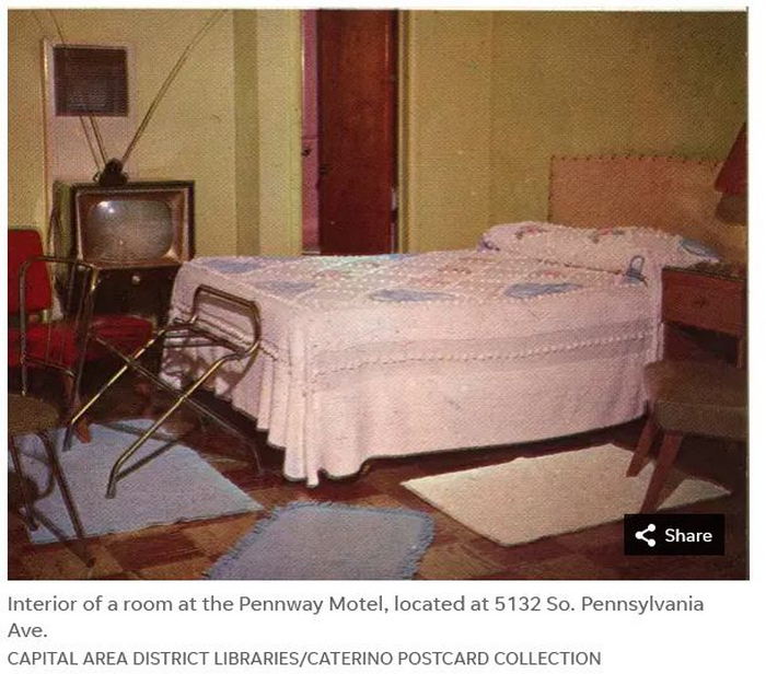 Pennway Motel - From Capital Area District Library (newer photo)